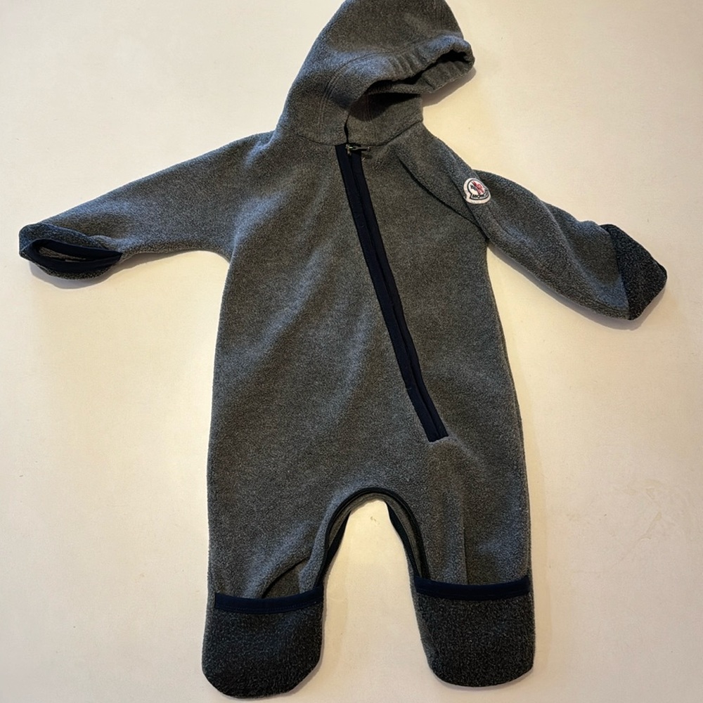 Moncler Fleece Hooded onesie